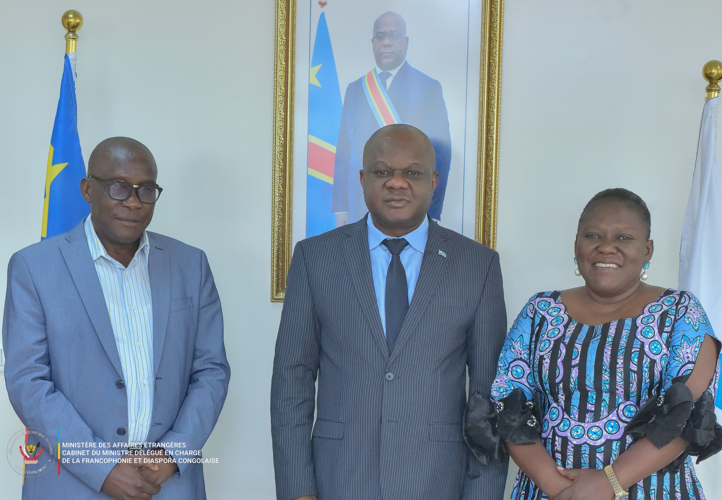 En prélude de la tenue de la 5e édition de la Conférence internationale Zénith Women Up : le Ministre Délégué à la Francophonie, Crispin Mbadu a échangé avec une délégation de Zénith Magazine